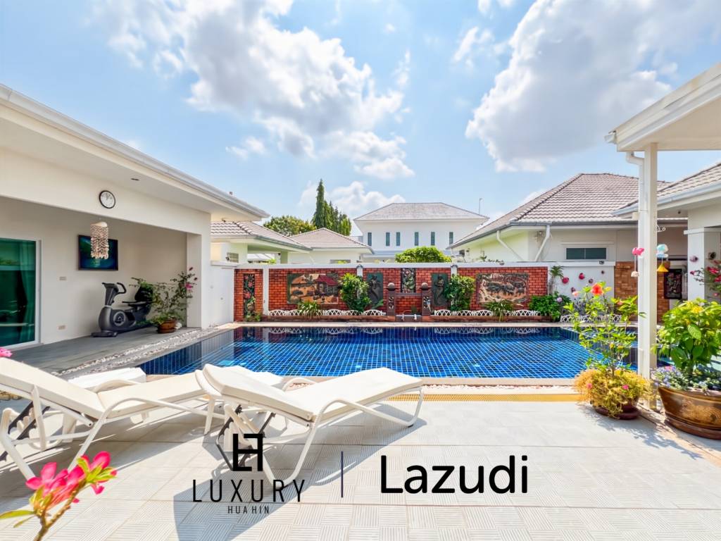 380 m² habitables / 6 chambres + 5 salles de bains / entièrement meublé