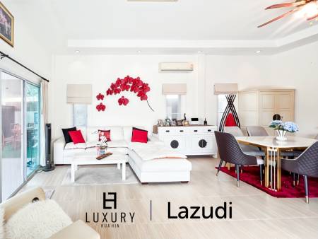 380 m² habitables / 6 chambres + 5 salles de bains / entièrement meublé