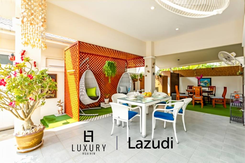 380 m² habitables / 6 chambres + 5 salles de bains / entièrement meublé