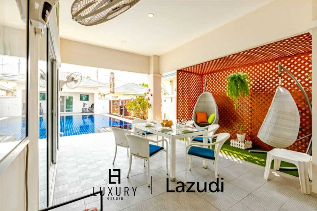 380 m² habitables / 6 chambres + 5 salles de bains / entièrement meublé