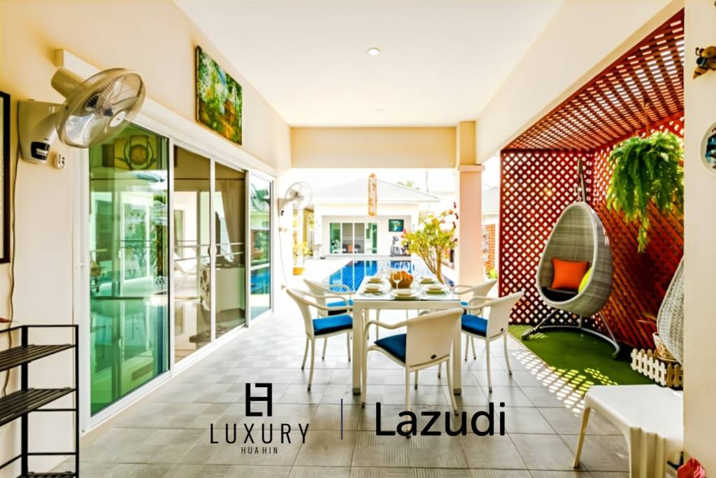 380 m² habitables / 6 chambres + 5 salles de bains / entièrement meublé