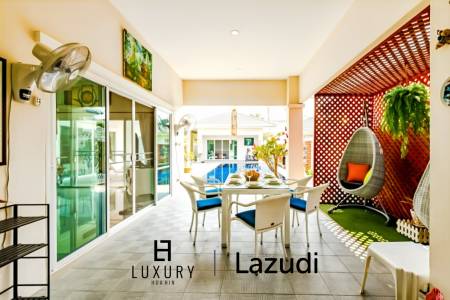 380 m² habitables / 6 chambres + 5 salles de bains / entièrement meublé