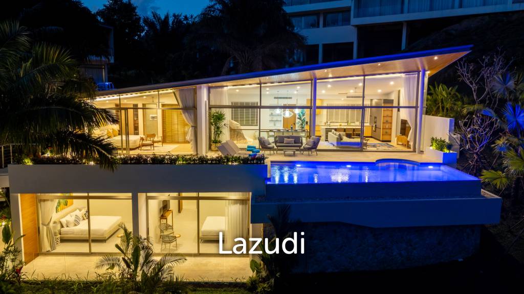 Brand-New Luxury Sea View 4-Bed Villa for Sale in Lamai