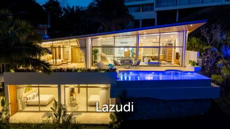 Brand-New Luxury Sea View 4-Bed Villa for Sale in Lamai