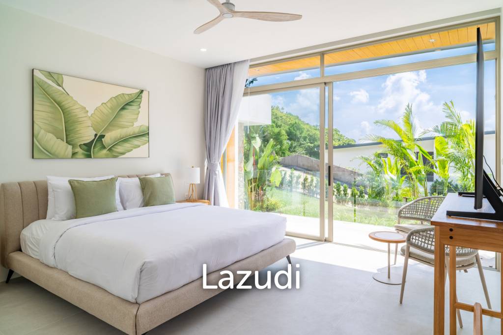 Brand-New Luxury Sea View 4-Bed Villa for Sale in Lamai