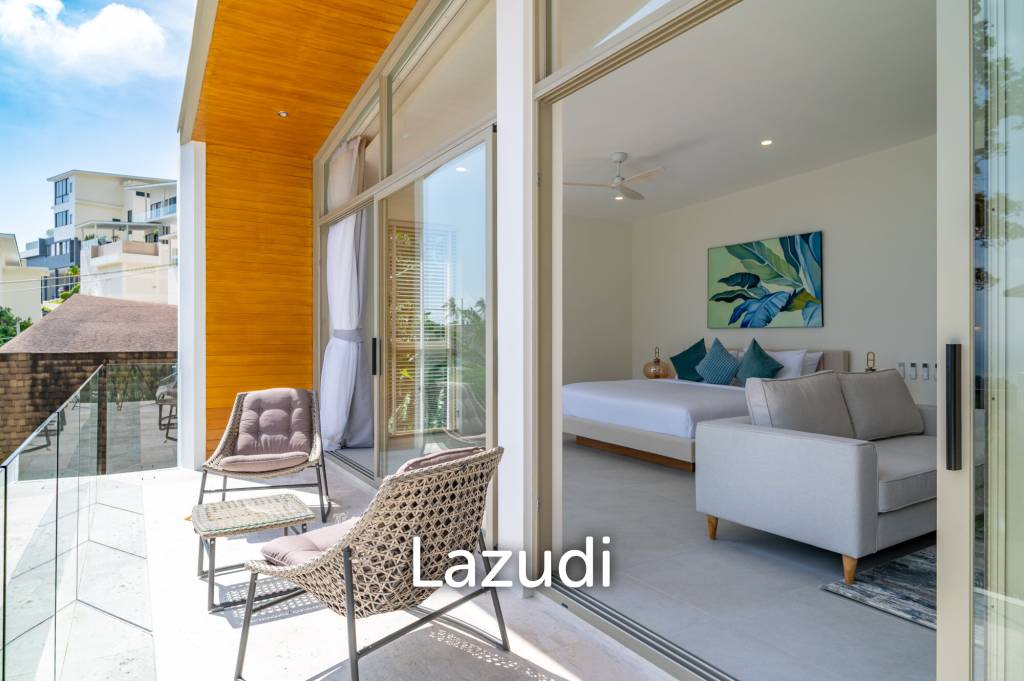 Brand-New Luxury Sea View 4-Bed Villa for Sale in Lamai