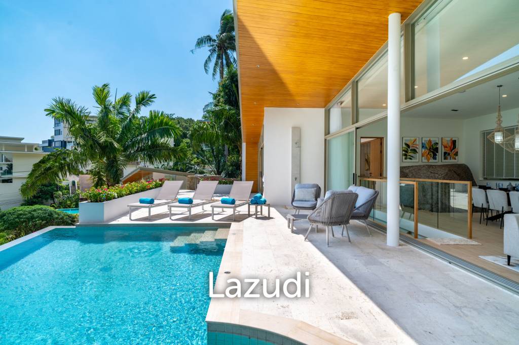 Brand-New Luxury Sea View 4-Bed Villa for Sale in Lamai