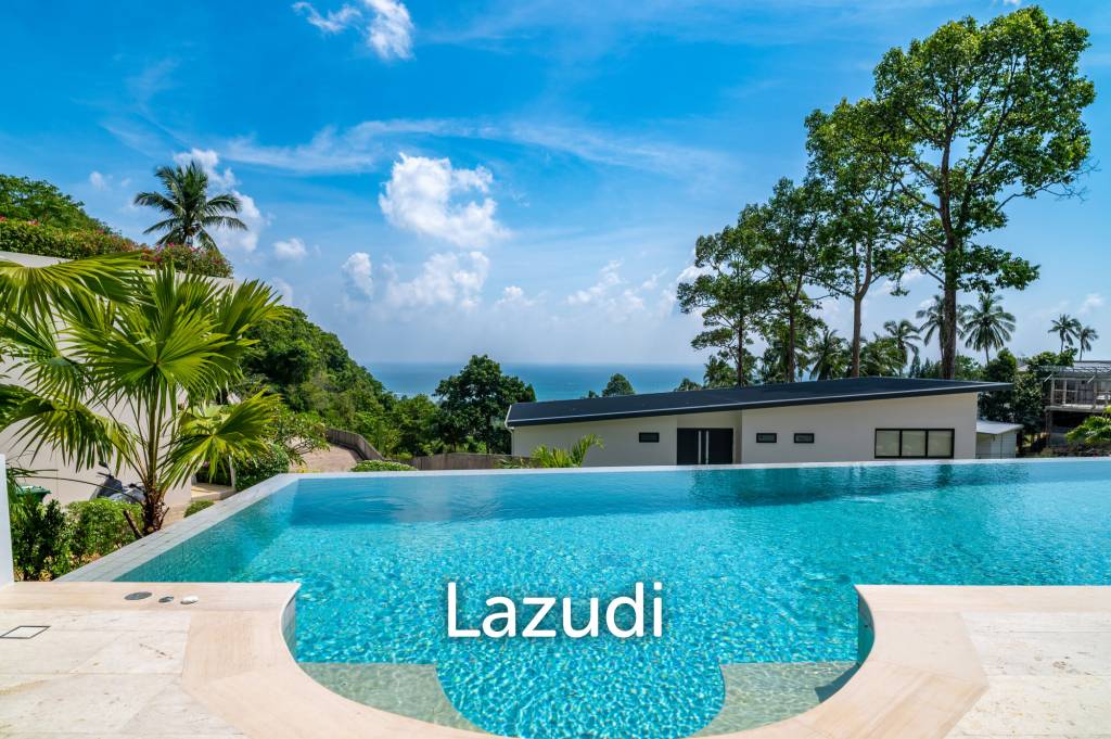 Brand-New Luxury Sea View 4-Bed Villa for Sale in Lamai