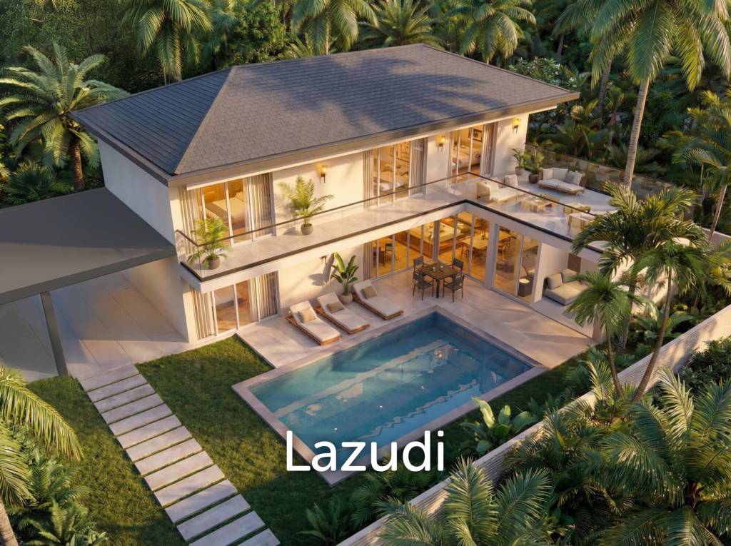 Modern 4-Bedroom in Hear of Lamai, Few minutes to International School and The Beach