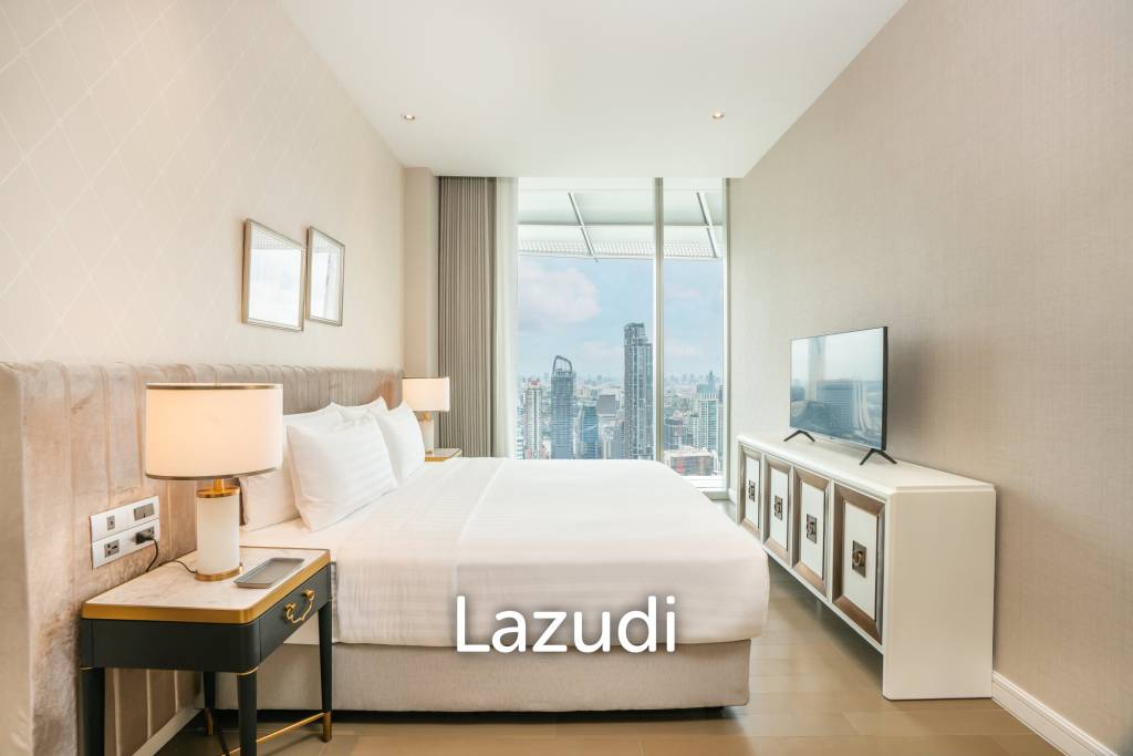 90 sqm 2 Bedroom Serviced Apartment on 37th Floor Magnolias Ratchadamri Boulevard Lumpini Bangkok