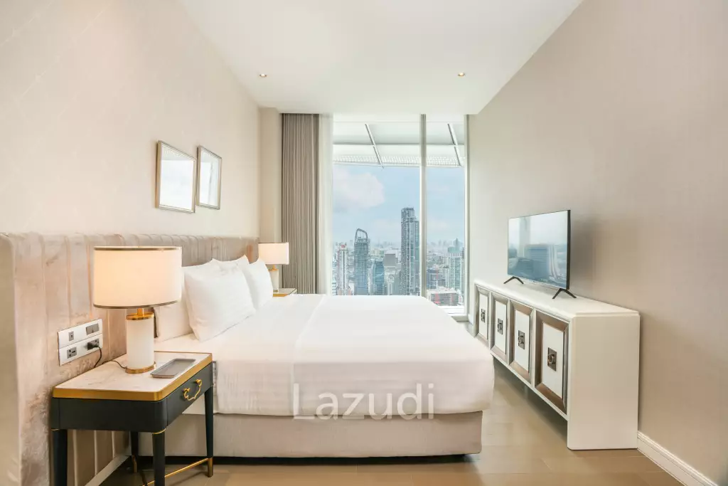 90 sqm 2 Bedroom Serviced Apartment on 37th Floor Magnolias Ratchadamri Boulevard Lumpini Bangkok