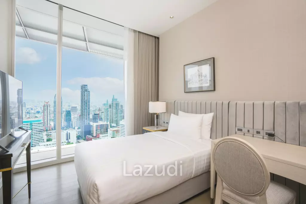 90 sqm 2 Bedroom Serviced Apartment on 37th Floor Magnolias Ratchadamri Boulevard Lumpini Bangkok
