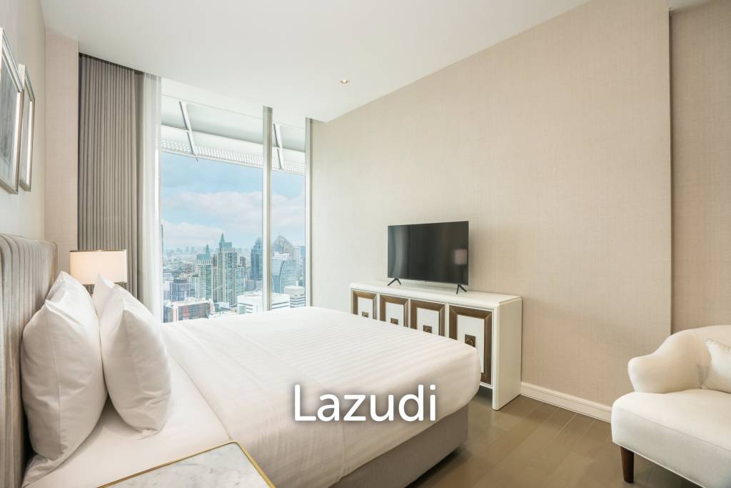90 sqm 2 Bedroom Serviced Apartment on 37th Floor Magnolias Ratchadamri Boulevard Lumpini Bangkok