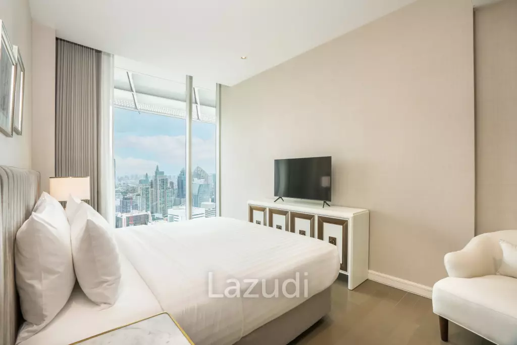 90 sqm 2 Bedroom Serviced Apartment on 37th Floor Magnolias Ratchadamri Boulevard Lumpini Bangkok
