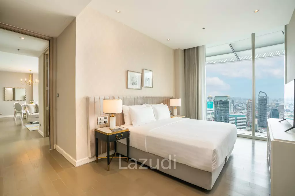90 sqm 2 Bedroom Serviced Apartment on 37th Floor Magnolias Ratchadamri Boulevard Lumpini Bangkok