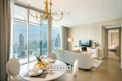 90 sqm 2 Bedroom Serviced Apartment on 37th Floor Magnolias Ratchadamri Boulevard Lumpini Bangkok