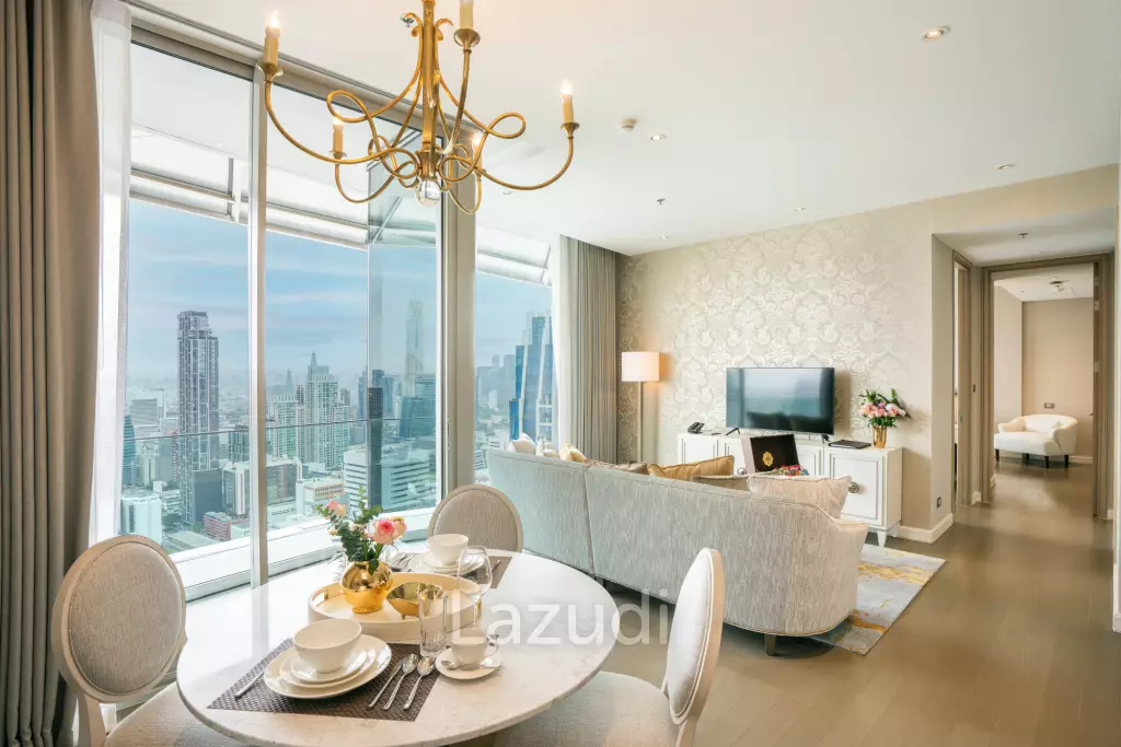 90 sqm 2 Bedroom Serviced Apartment on 37th Floor Magnolias Ratchadamri Boulevard Lumpini Bangkok