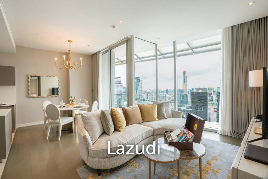 90 sqm 2 Bedroom Serviced Apartment on 37th Floor Magnolias Ratchadamri Boulevard Lumpini Bangkok