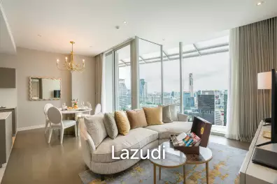 90 sqm 2 Bedroom Serviced Apartment on 37th Floor Magnolias Ratchadamri Boulevard Lumpini Bangkok
