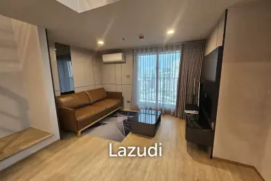 59 sqm loft-style 2 bedroom condo on 23rd floor Culture Chula Si Phraya Bangkok