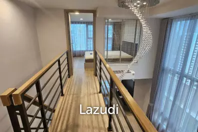 59 sqm loft-style 2 bedroom condo on 23rd floor Culture Chula Si Phraya Bangkok