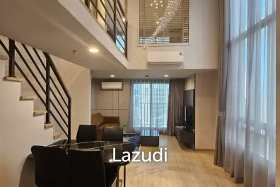 59 sqm loft-style 2 bedroom condo on 23rd floor Culture Chula Si Phraya Bangkok