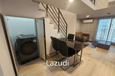 59 sqm loft-style 2 bedroom condo on 23rd floor Culture Chula Si Phraya Bangkok