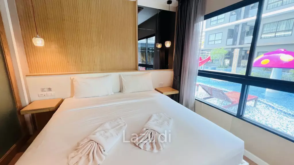 30.5 sqm modern condo with pool view in Hua Hin