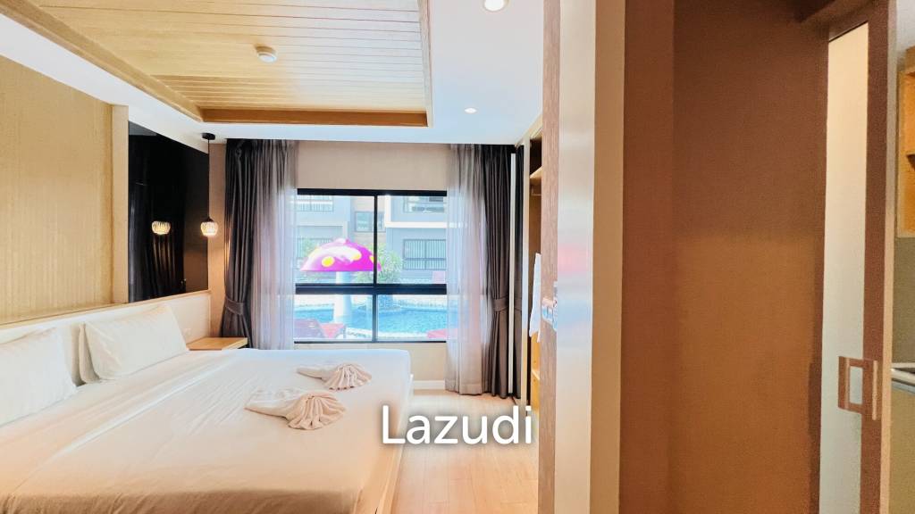 30.5 sqm modern condo with pool view in Hua Hin
