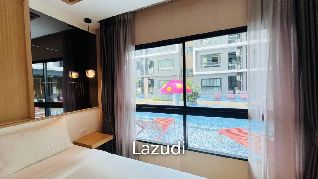 30.5 sqm modern condo with pool view in Hua Hin