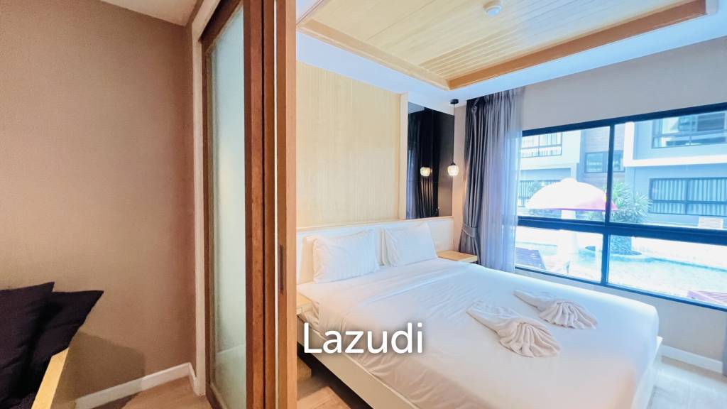30.5 sqm modern condo with pool view in Hua Hin