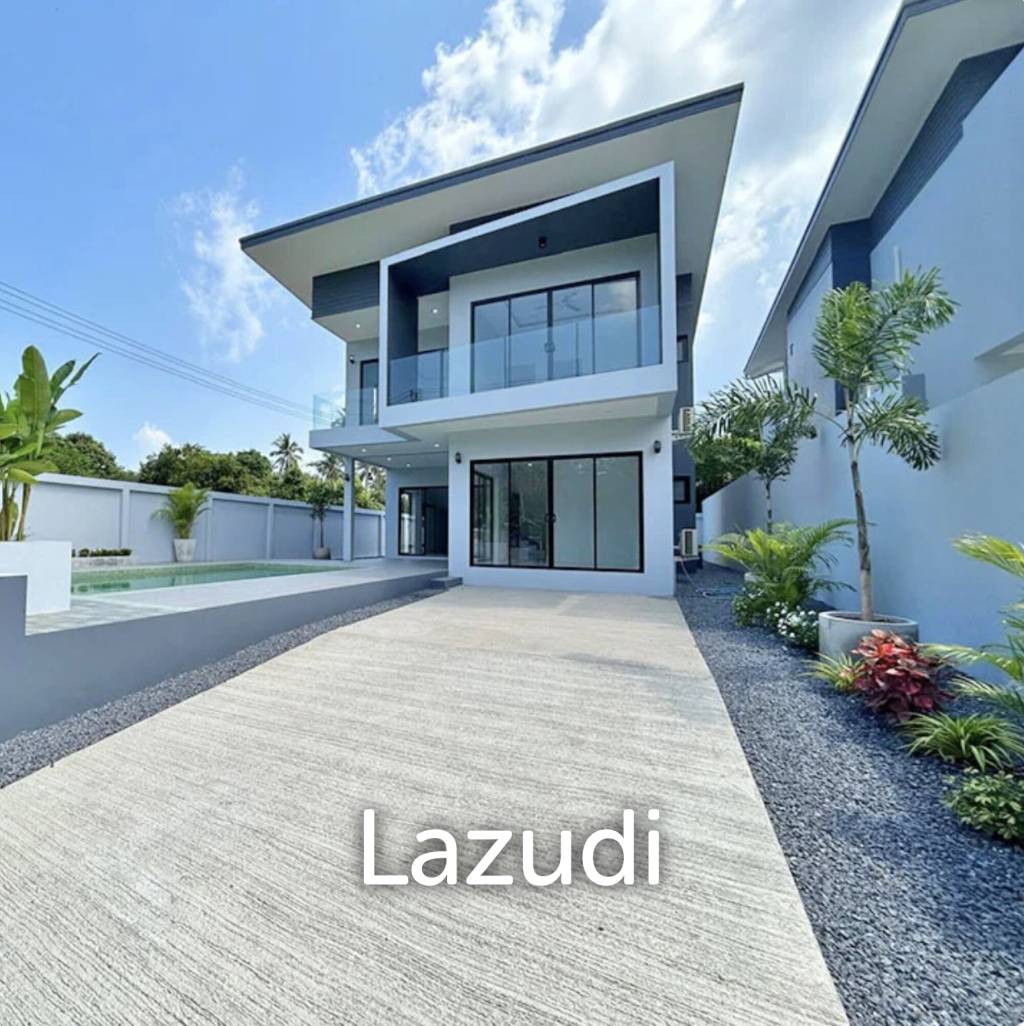 Modern 3-Bedroom Pool Villa Near the Beach – Ban Tai, Koh Samui