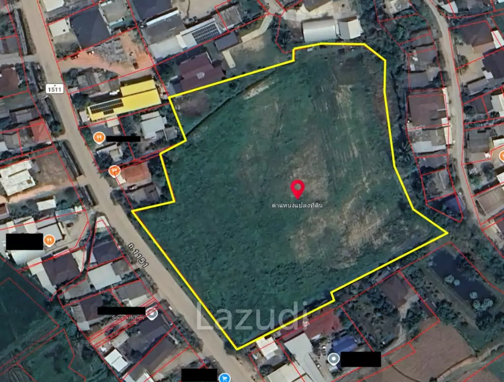 11 Rai Land with Mountain View for Investment at Ban Du