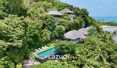 Incredible 6-Bed Waterfront Villa with 96m of Ocean-Frontage