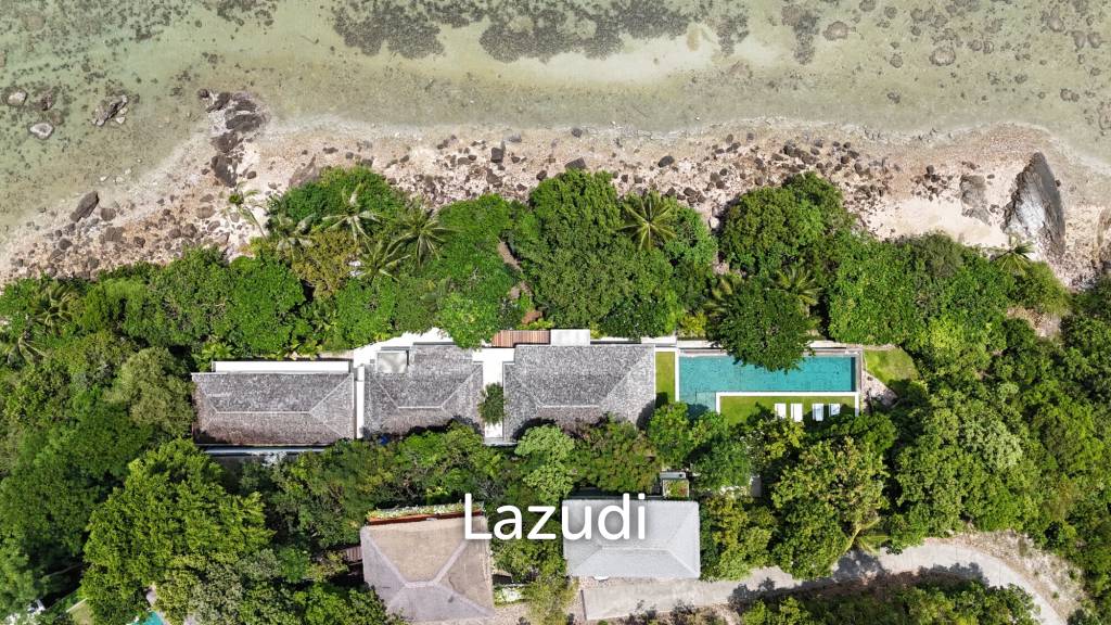 Incredible 6-Bed Waterfront Villa with 96m of Ocean-Frontage