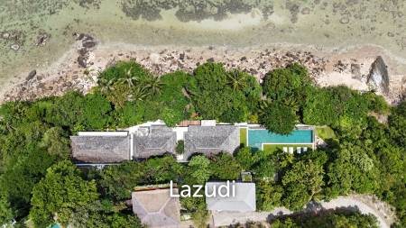 Incredible 6-Bed Waterfront Villa with 96m of Ocean-Frontage