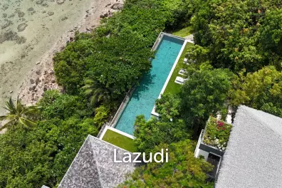Incredible 6-Bed Waterfront Villa with 96m of Ocean-Frontage
