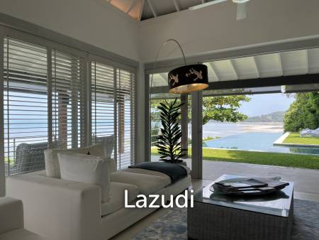 Incredible 6-Bed Waterfront Villa with 96m of Ocean-Frontage