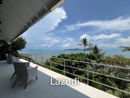 Incredible 6-Bed Waterfront Villa with 96m of Ocean-Frontage