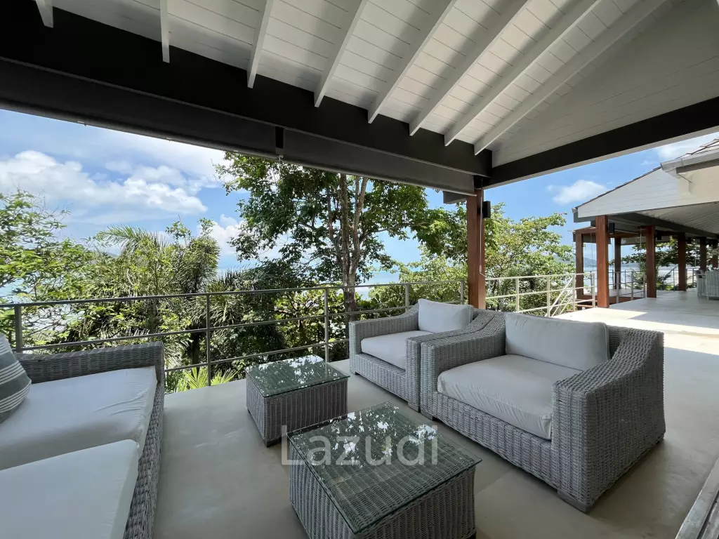 Incredible 6-Bed Waterfront Villa with 96m of Ocean-Frontage