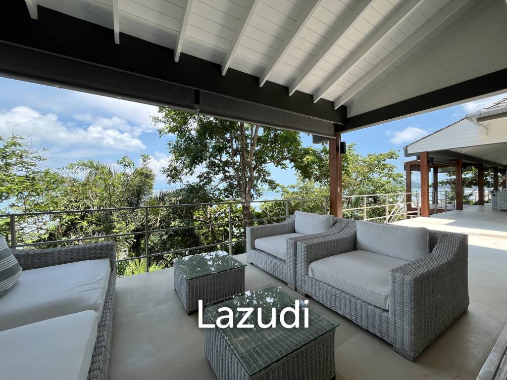 Incredible 6-Bed Waterfront Villa with 96m of Ocean-Frontage