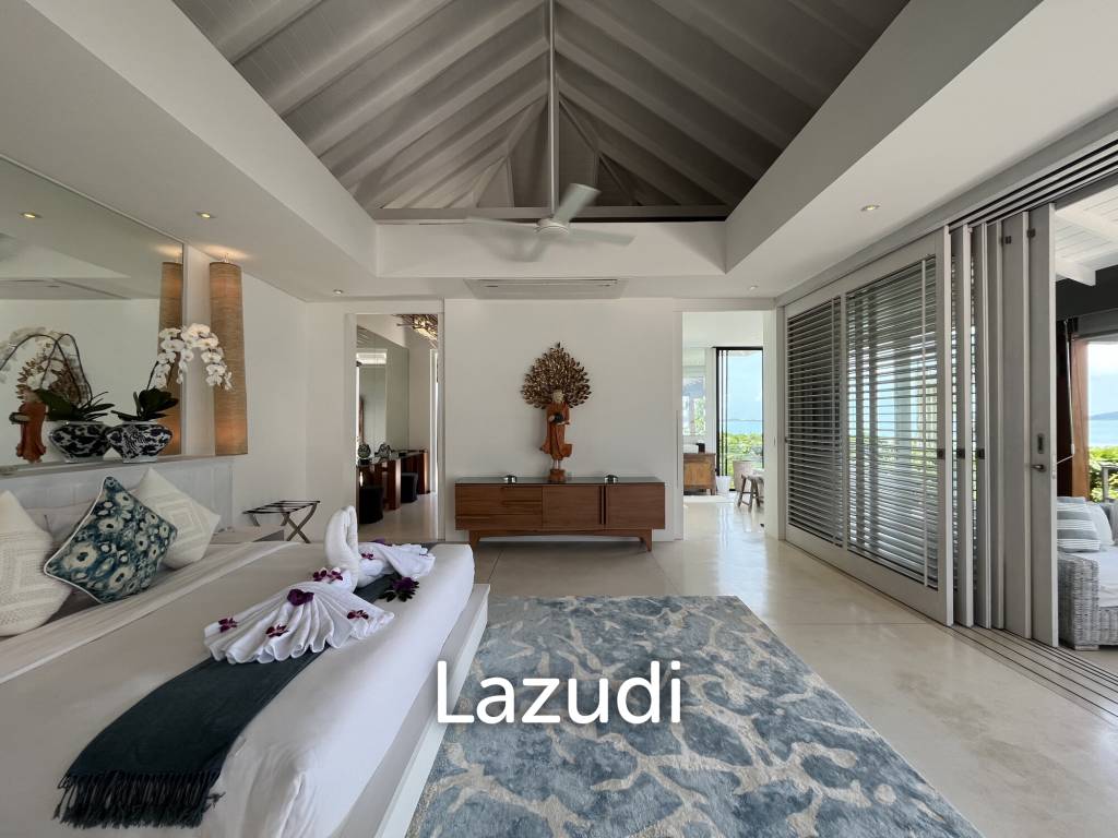 Incredible 6-Bed Waterfront Villa with 96m of Ocean-Frontage
