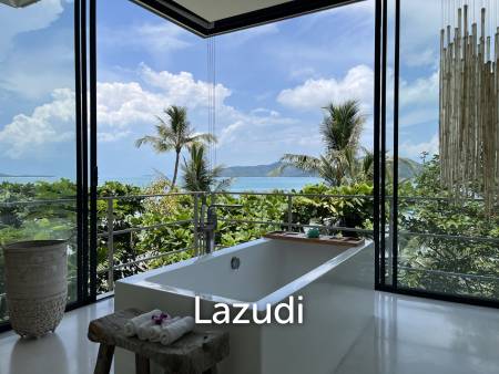 Incredible 6-Bed Waterfront Villa with 96m of Ocean-Frontage