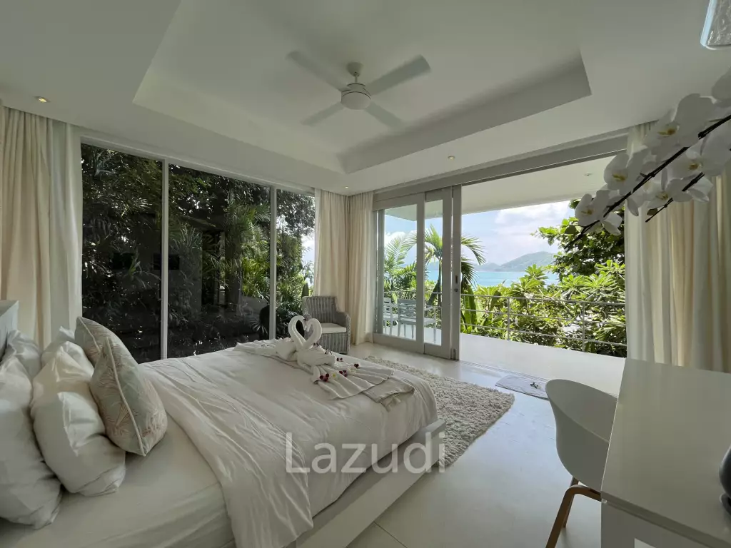 Incredible 6-Bed Waterfront Villa with 96m of Ocean-Frontage