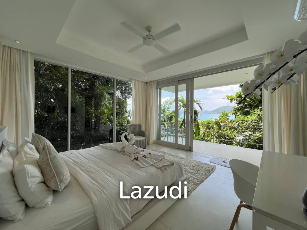 Incredible 6-Bed Waterfront Villa with 96m of Ocean-Frontage