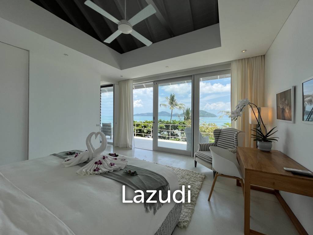 Incredible 6-Bed Waterfront Villa with 96m of Ocean-Frontage