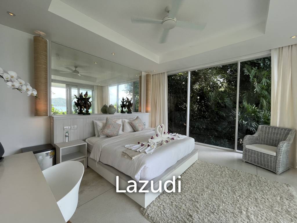 Incredible 6-Bed Waterfront Villa with 96m of Ocean-Frontage