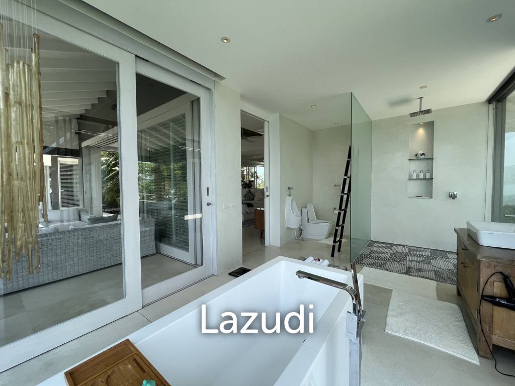 Incredible 6-Bed Waterfront Villa with 96m of Ocean-Frontage