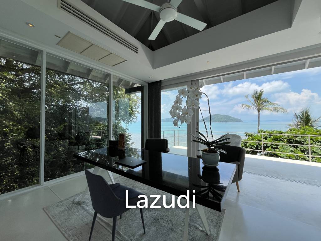 Incredible 6-Bed Waterfront Villa with 96m of Ocean-Frontage