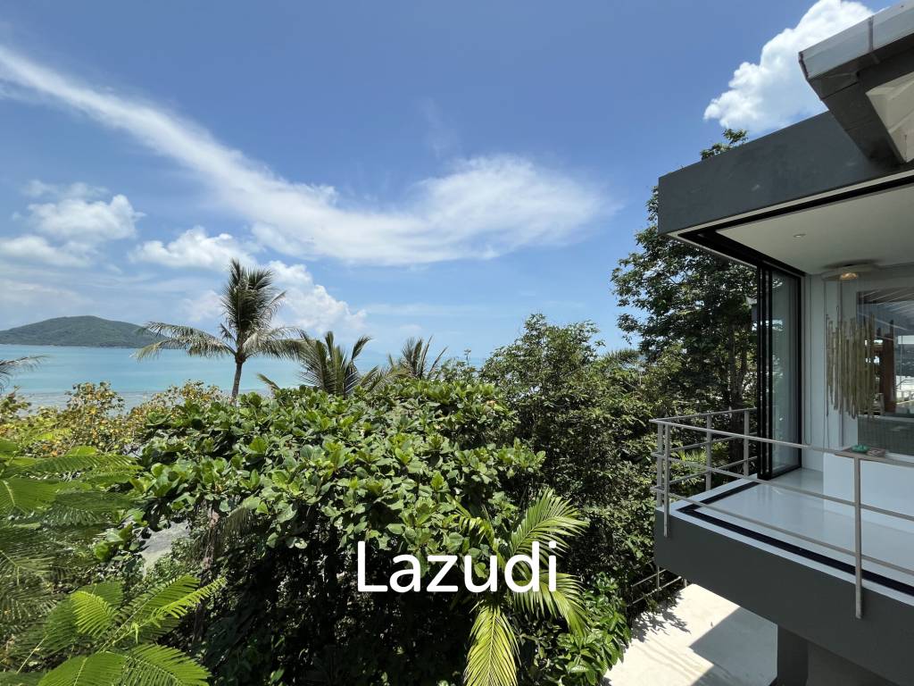 Incredible 6-Bed Waterfront Villa with 96m of Ocean-Frontage